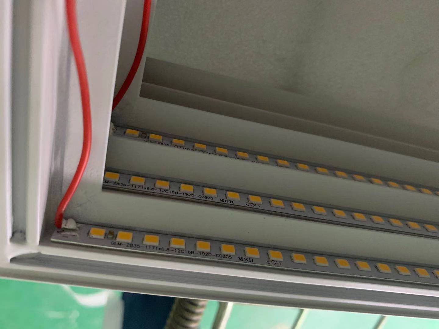 inside led light panel.
